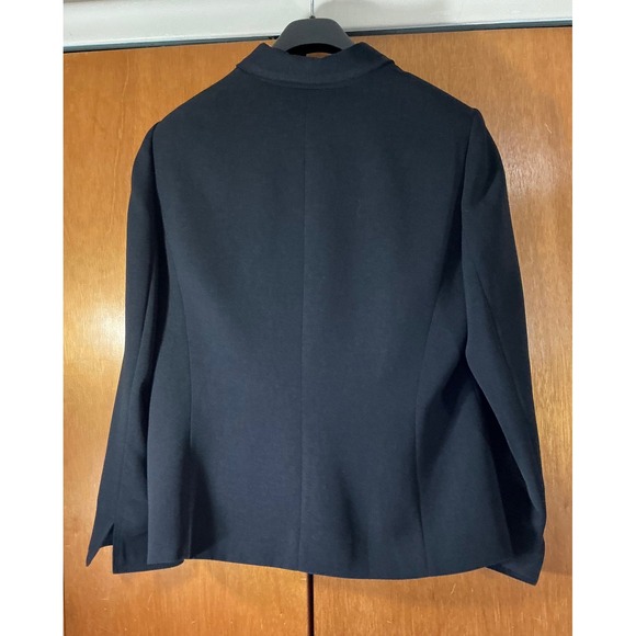 Kasper Black Blazer Women's Size 16 Stylish Career Party Dinner - Picture 5 of 16